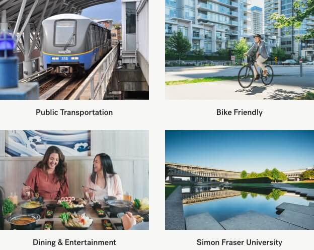 Concord Metrotown - Location Grid 1