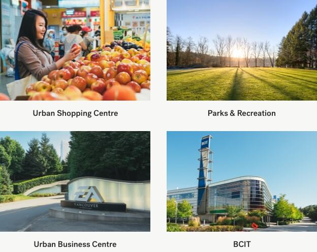 Concord Metrotown - Location Grid 2